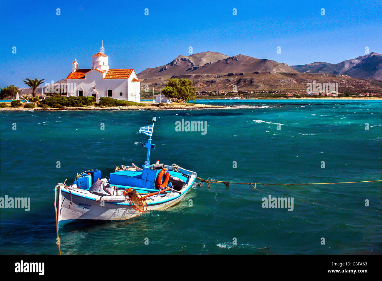Elafonisos island, Greece, Europe Stock Photo