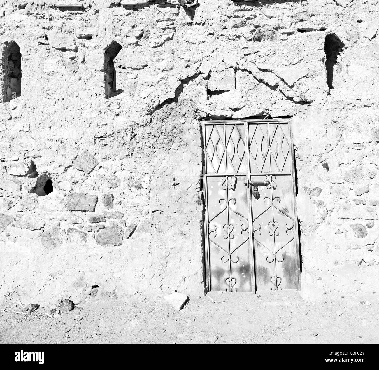 House in oman Black and White Stock Photos & Images - Alamy