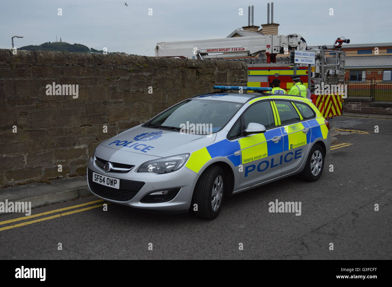 Police Scotland Vauxhall Astra Stock Photo - Alamy