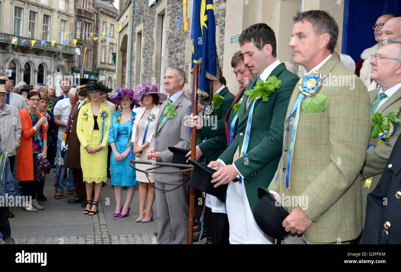 Hawick, Scotland, UK. 10 Jun 2016. Hawick Common Riding 2016 The