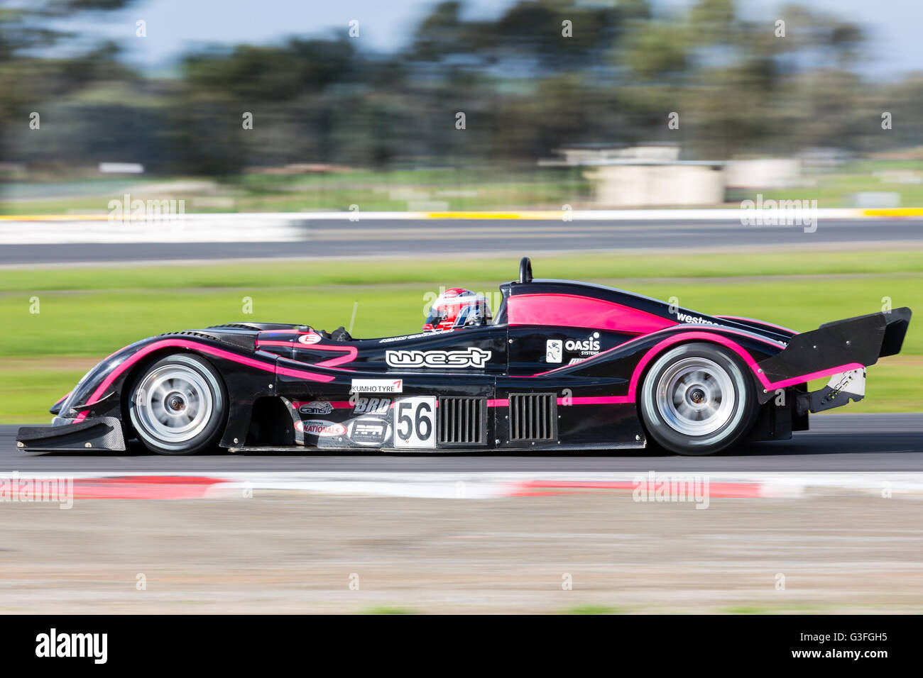 Melbourne, Australia. 11th June, 2016.   Adam Crampton in the Sports Racer Series Qualifying in the Shannon's Nationals, 11 June, 2016 at Winton. Credit:  Dave Hewison Sports/Alamy Live News Stock Photo