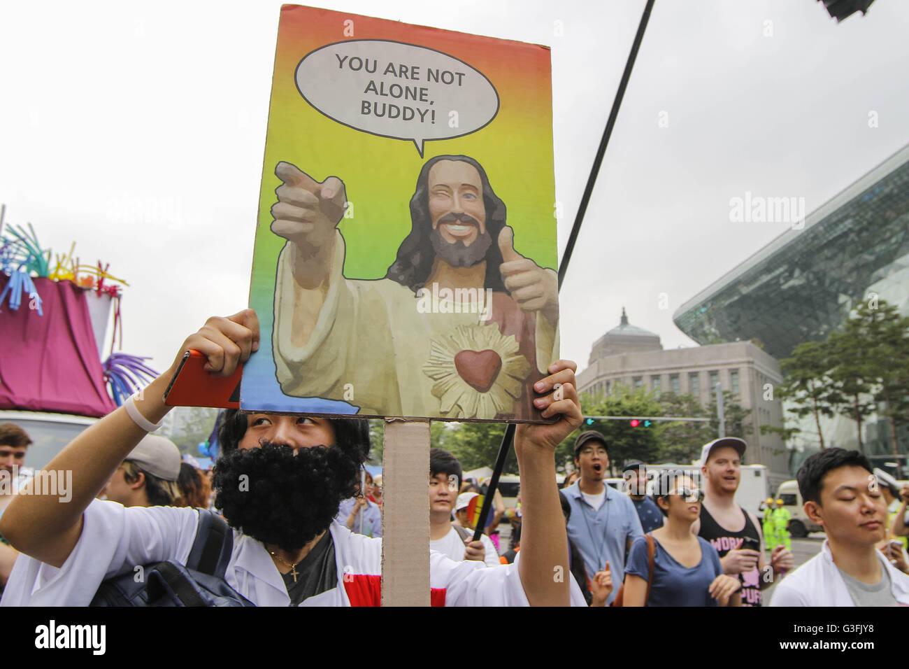 Seoul, South Korea. 11th June, 2016. About Fifty thousand LGBT people ...