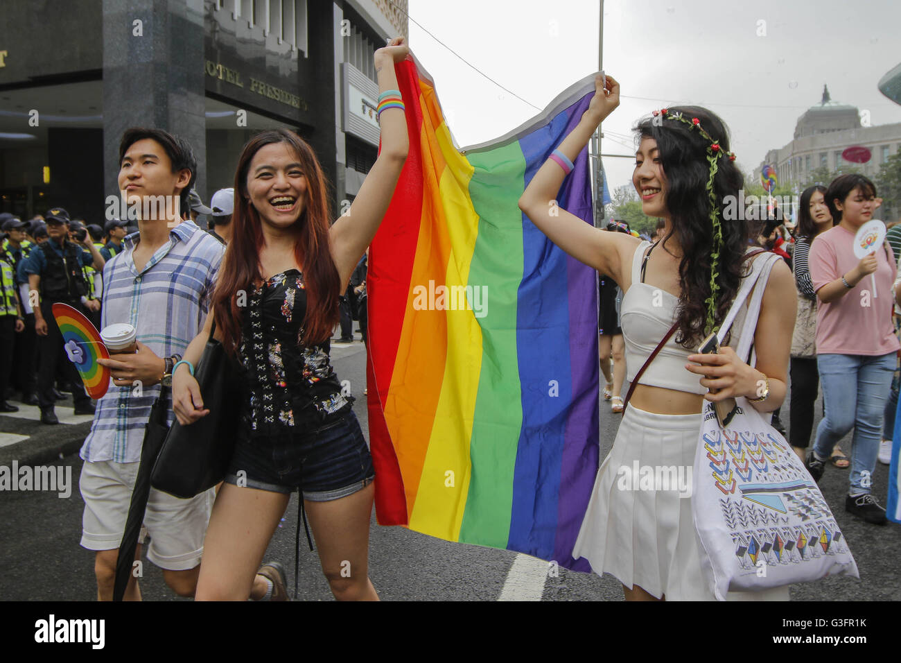 Seoul South Korea 11th June 2016 About Fifty Thousand Lgbt People