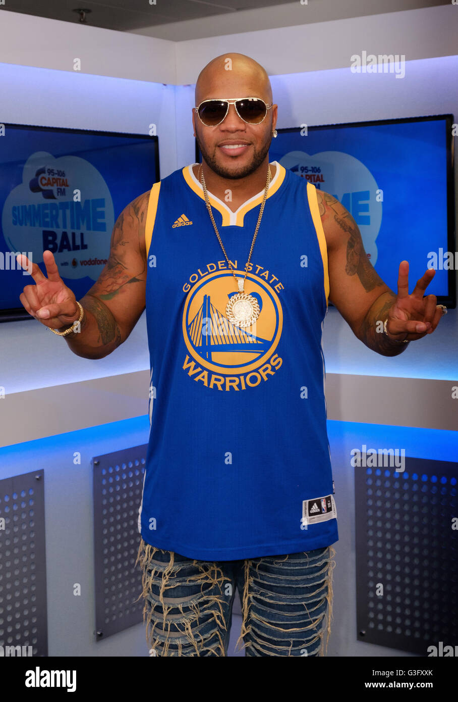 EDITORIAL USE ONLY Flo Rida at Capital's Summertime Ball with Vodafone ...