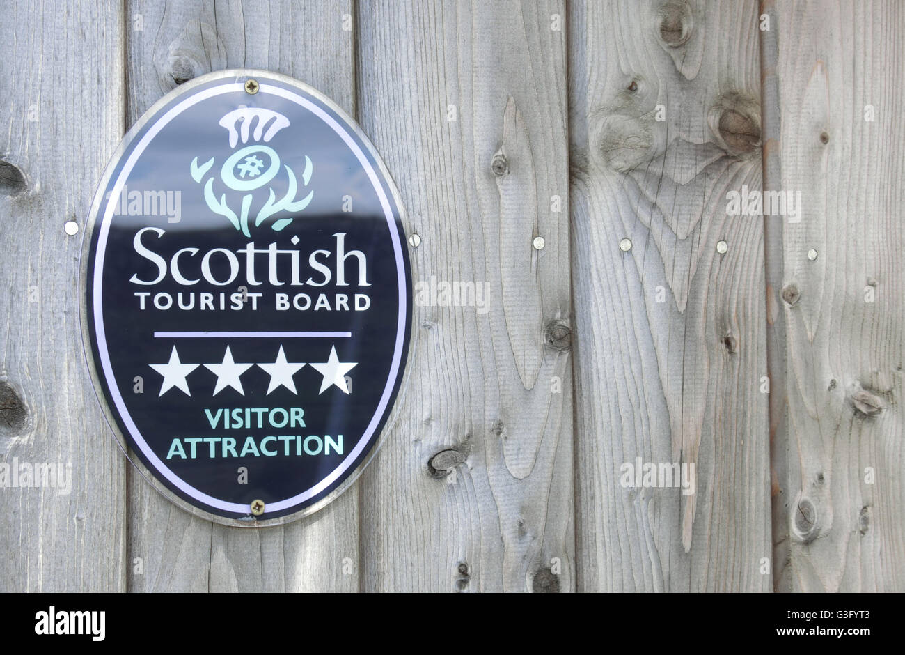 Scottish Tourist Board Four Star Visitor Attraction, Scotland, UK Stock Photo