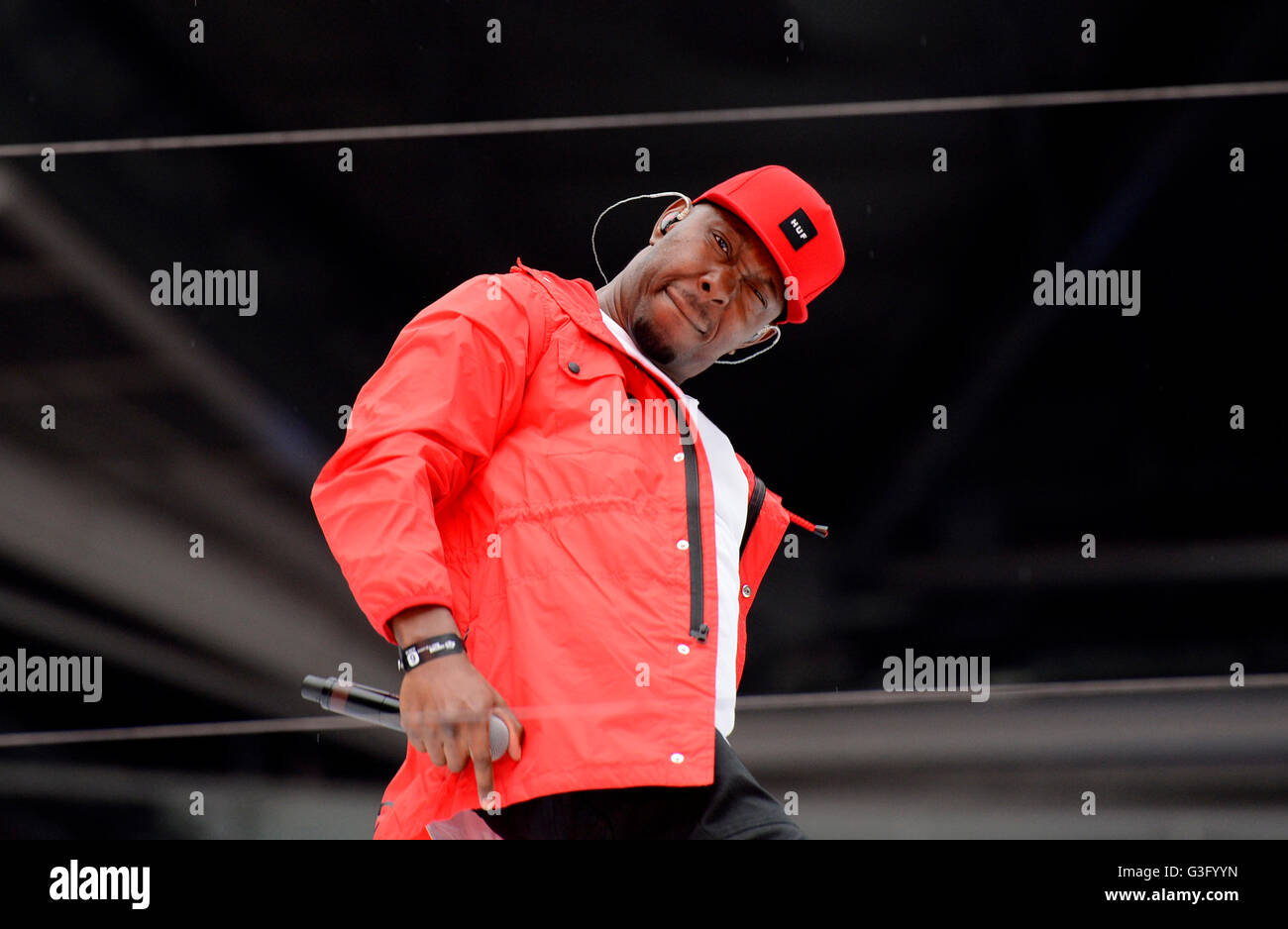 Dizzee Rascal performing at Capital FM's Summertime Ball with Vodafone ...