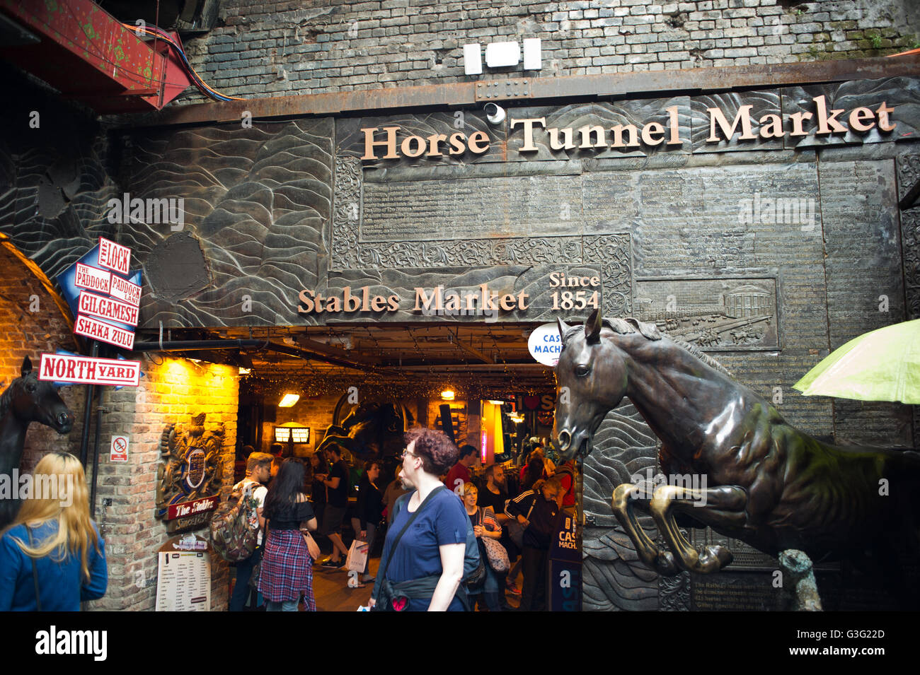 Horse Tunnel Market, Camden Stock Photo