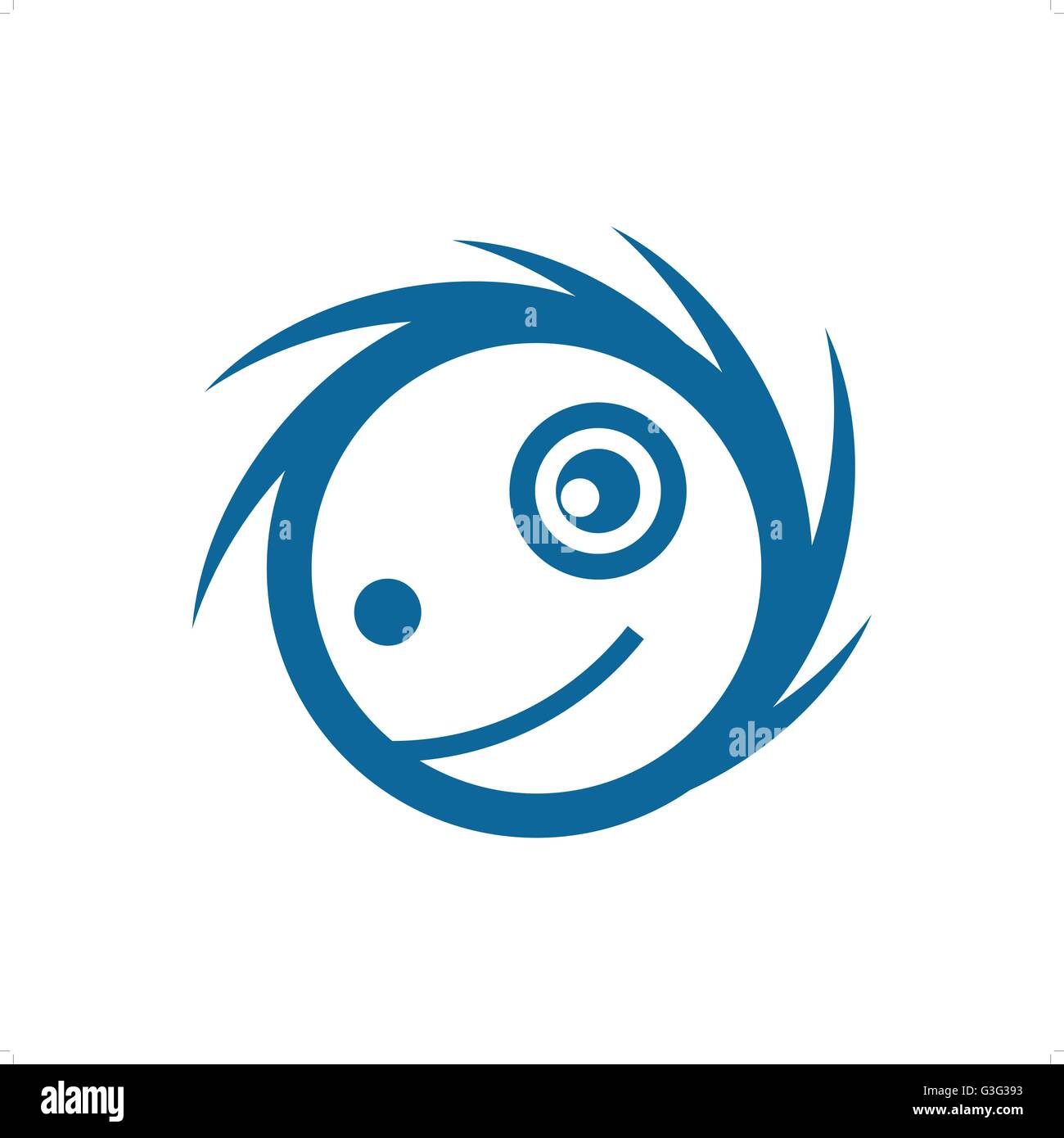 Light Blue Rag Cartoon Blue ragged cartoon style mascot vector illustration isolated on white ...