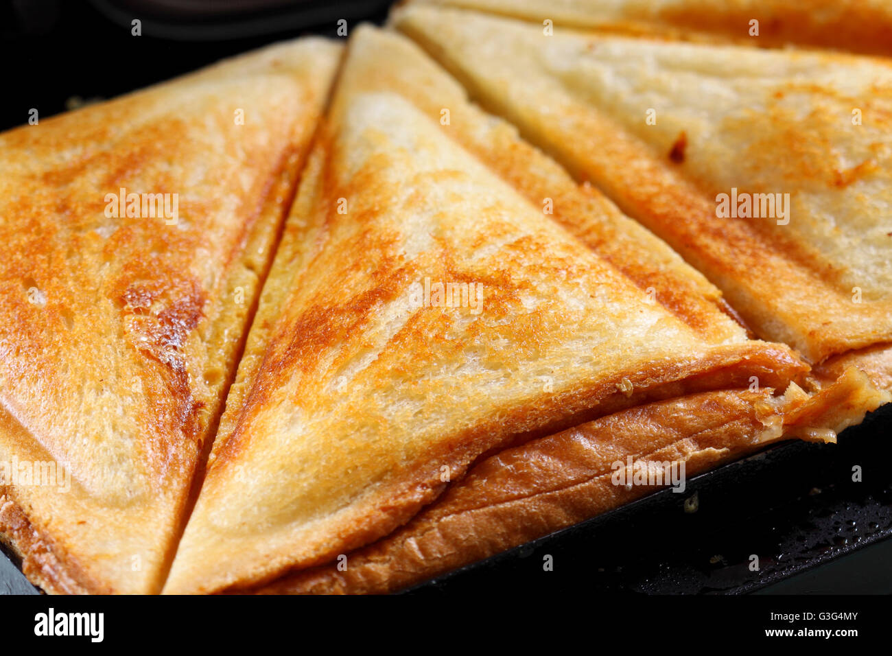 Morphy Richards Mico Toastie toasted sandwiches microwave cookware kitchen  food preparation cooking snack grilled sandwich ve Stock Photo - Alamy