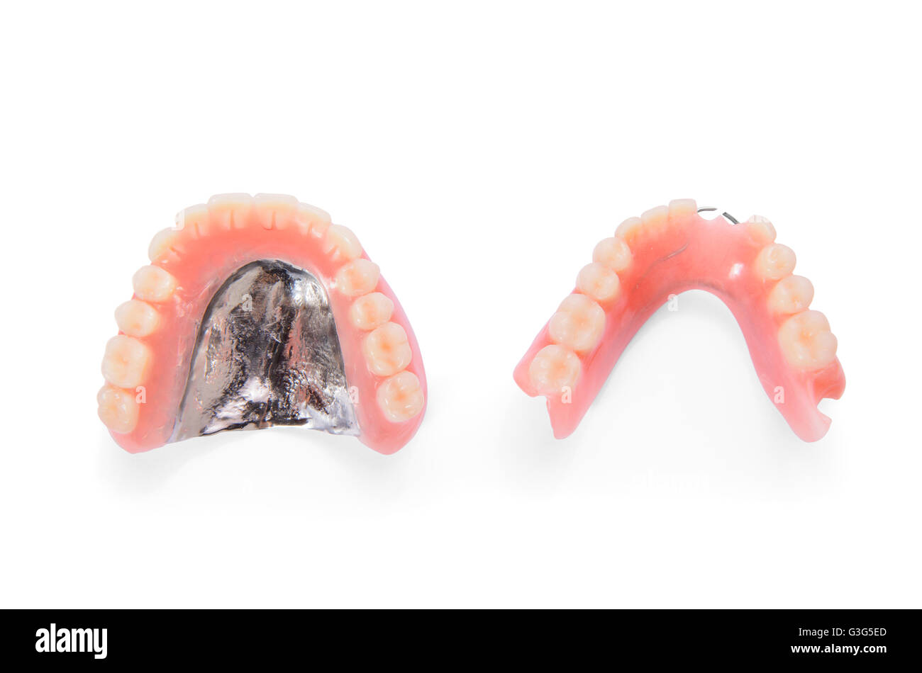 Studio shot of a denture Stock Photo