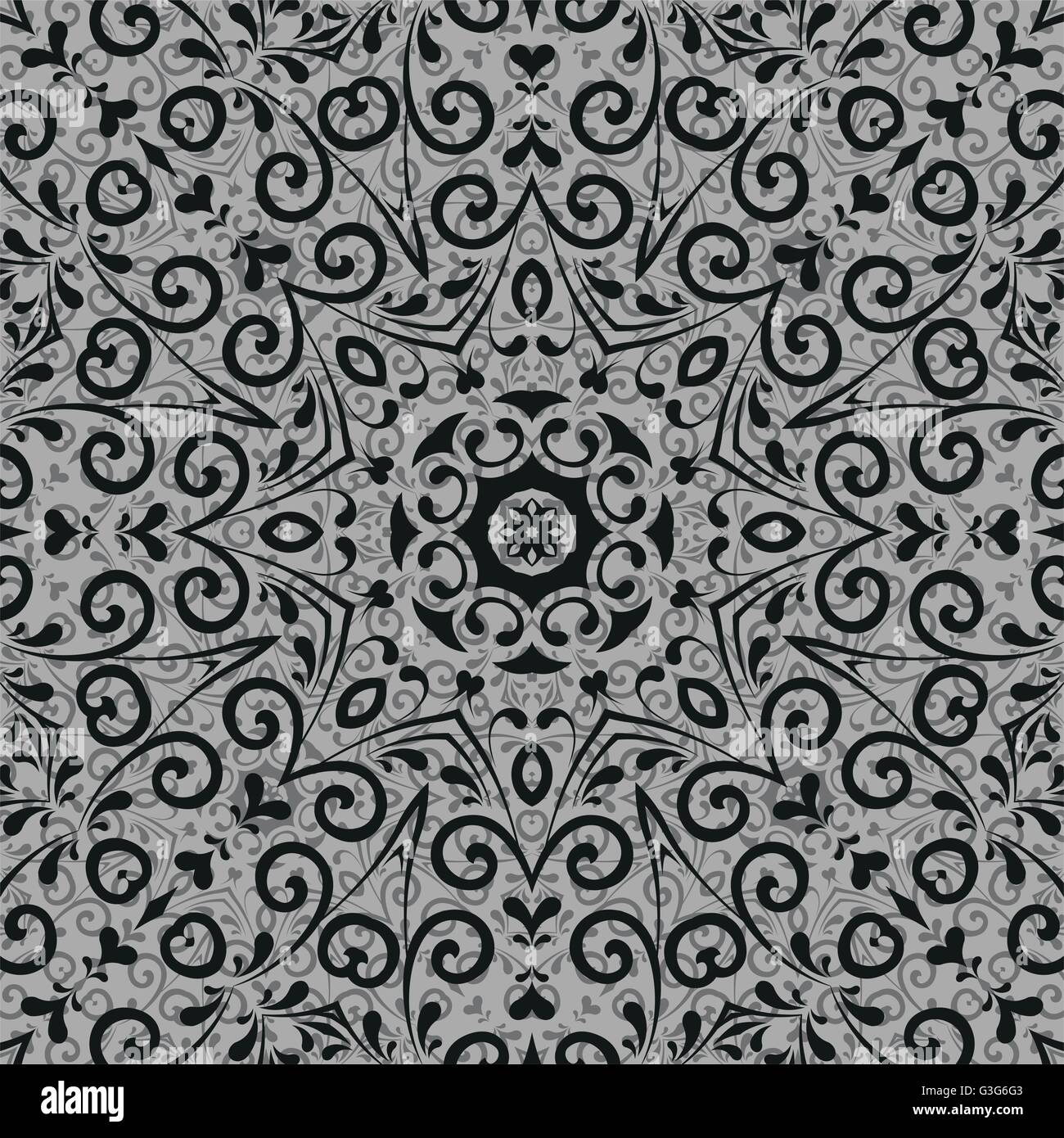 Seamless abstract outline pattern Stock Vector Image & Art - Alamy