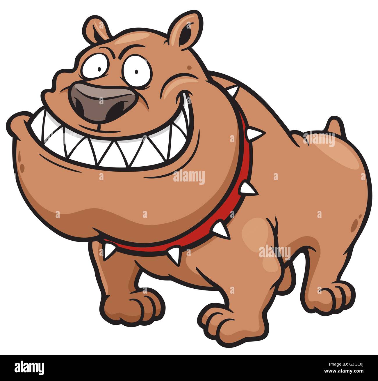 Vector illustration of Angry Dog cartoon Stock Vector Image & Art - Alamy