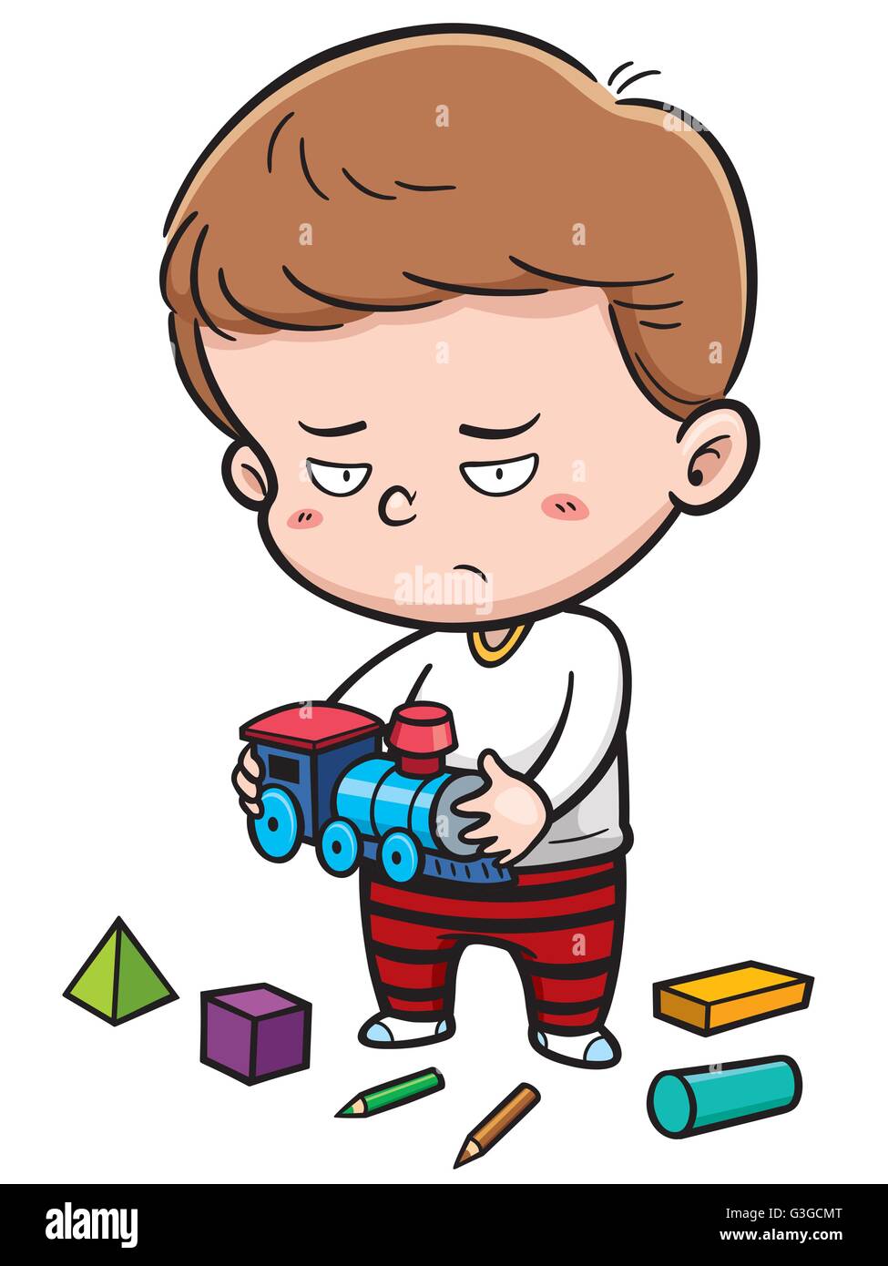 Vector illustration of Cartoon Boy Stock Vector Image & Art - Alamy