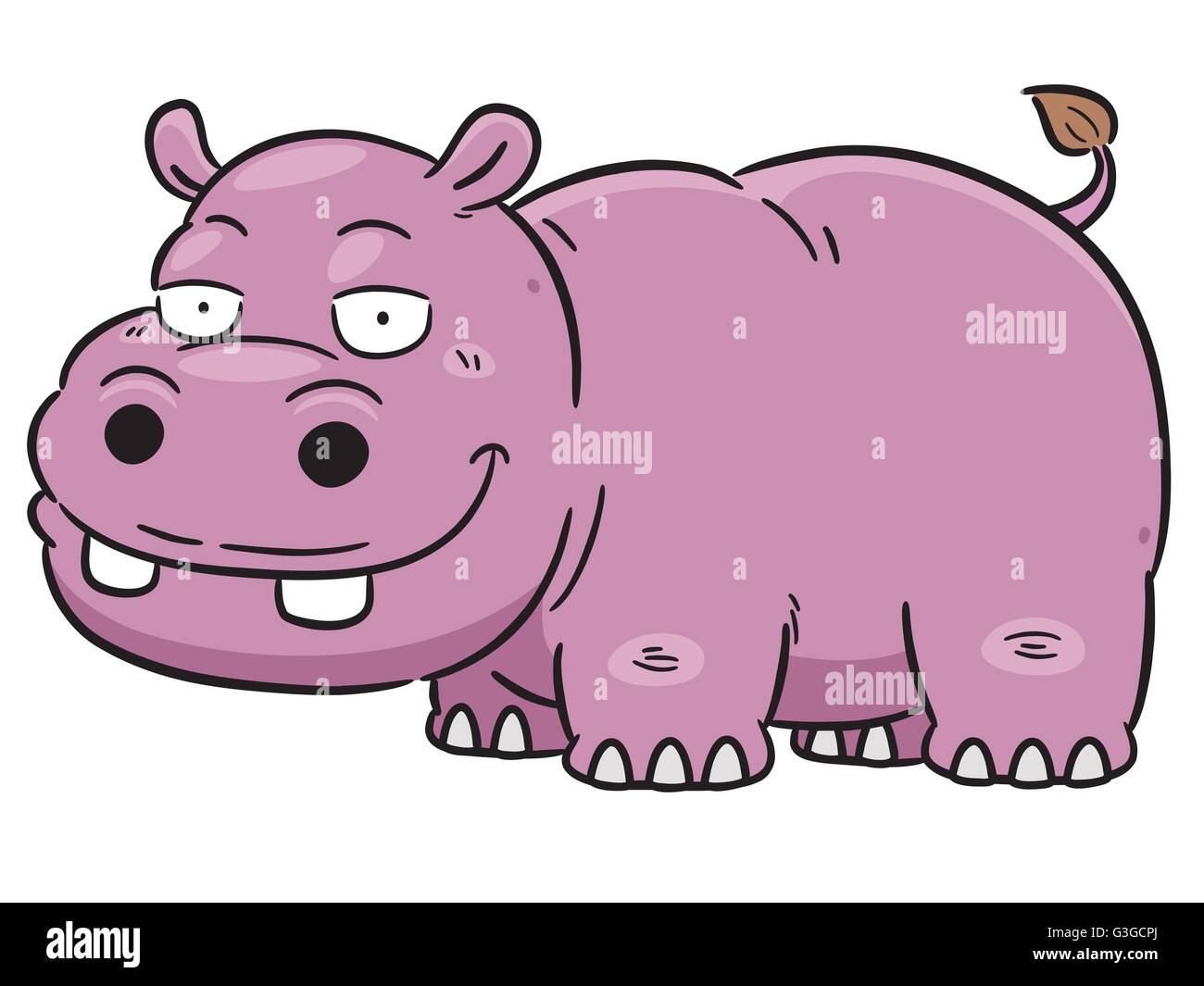 Cartoon hippopotamus hi-res stock photography and images - Alamy
