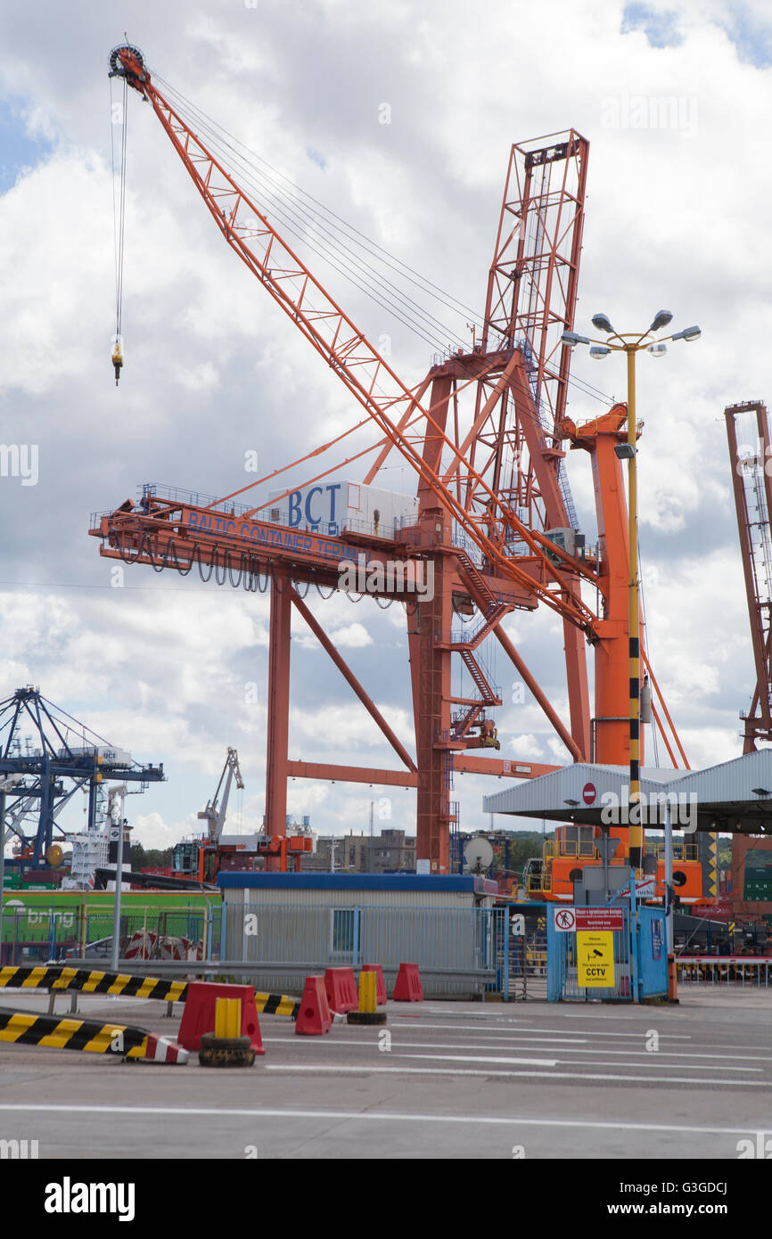 Baltic Container Terminal, Gdynia Stock Photo - Alamy