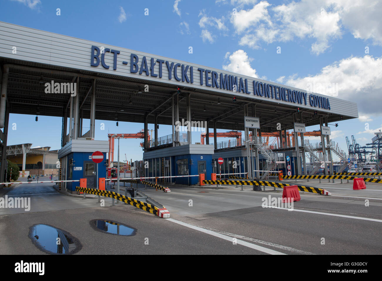 Baltic Container Terminal, Gdynia Stock Photo - Alamy