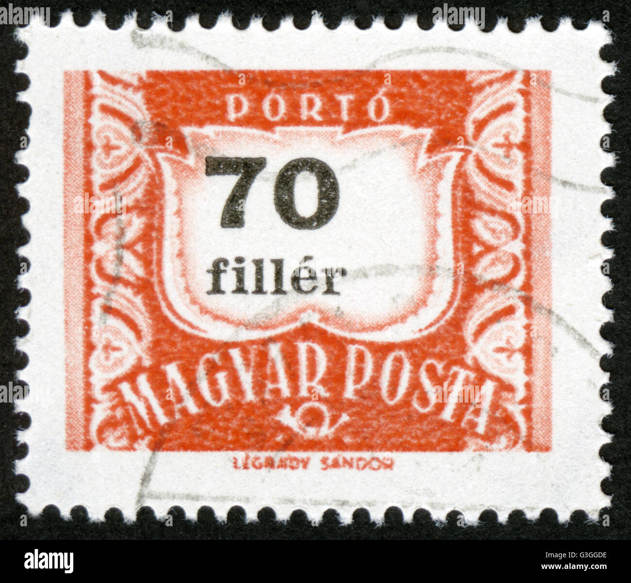 HUNGARY CIRCA 1958 A stamp printed in HUNGARY shows image of the dedicated to the Magyar