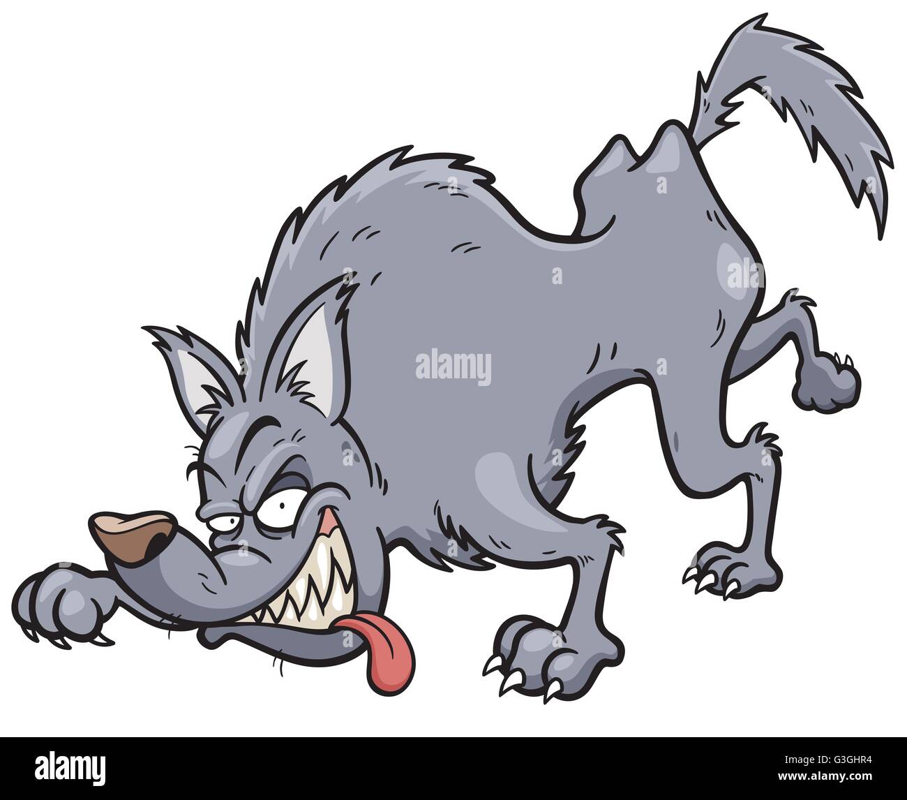Wolf cartoon Cut Out Stock Images & Pictures - Alamy
