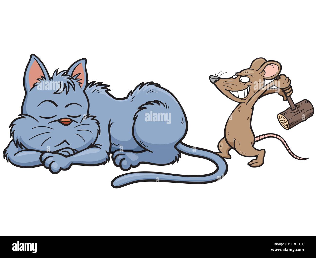 Vector illustration of cartoon Cat and rat Stock Vector Image & Art - Alamy Vector illustration of cartoon Cat and rat Stock Vector Image & Art - Alamy