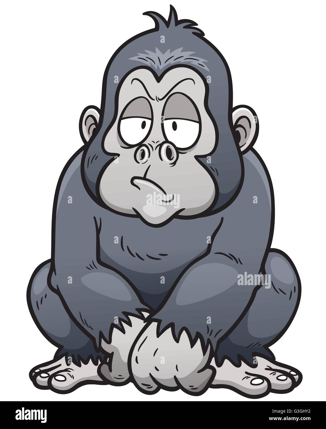 Gorilla cartoon hi-res stock photography and images - Alamy