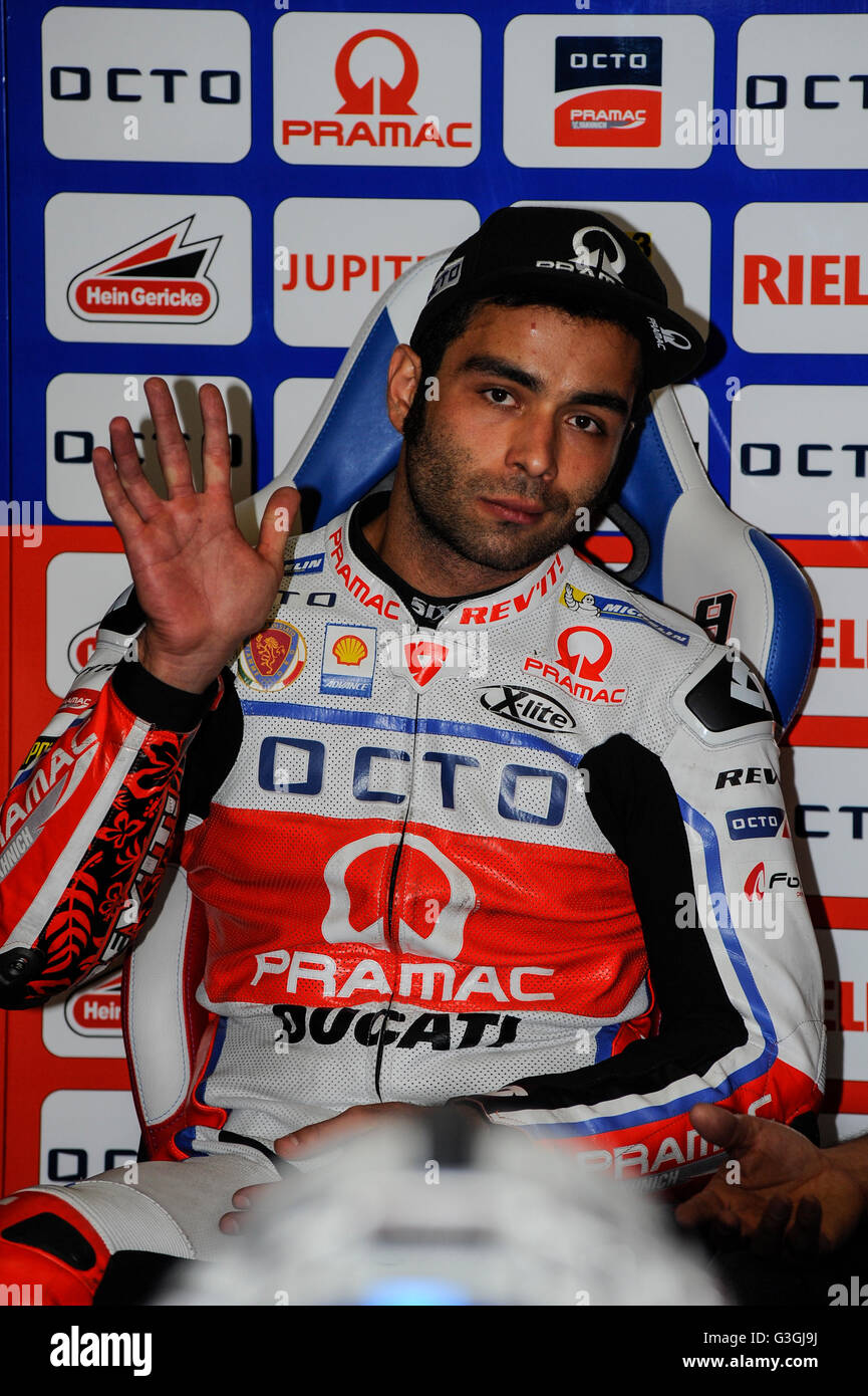 Danilo Petrucci (Octo Pramac) during the free  practice sessions. (Photo by Gaetano Piazzolla/Pacific Press) Stock Photo