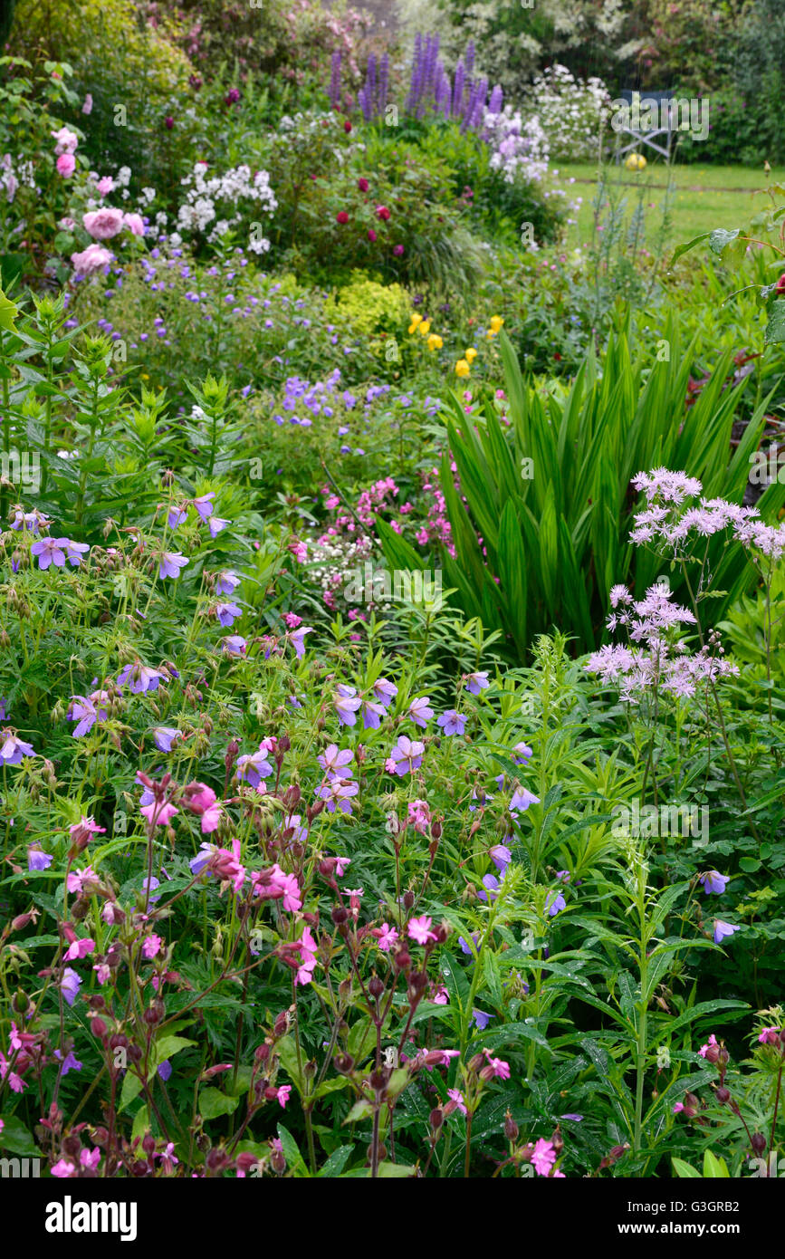 Cottage garden border hi-res stock photography and images - Alamy