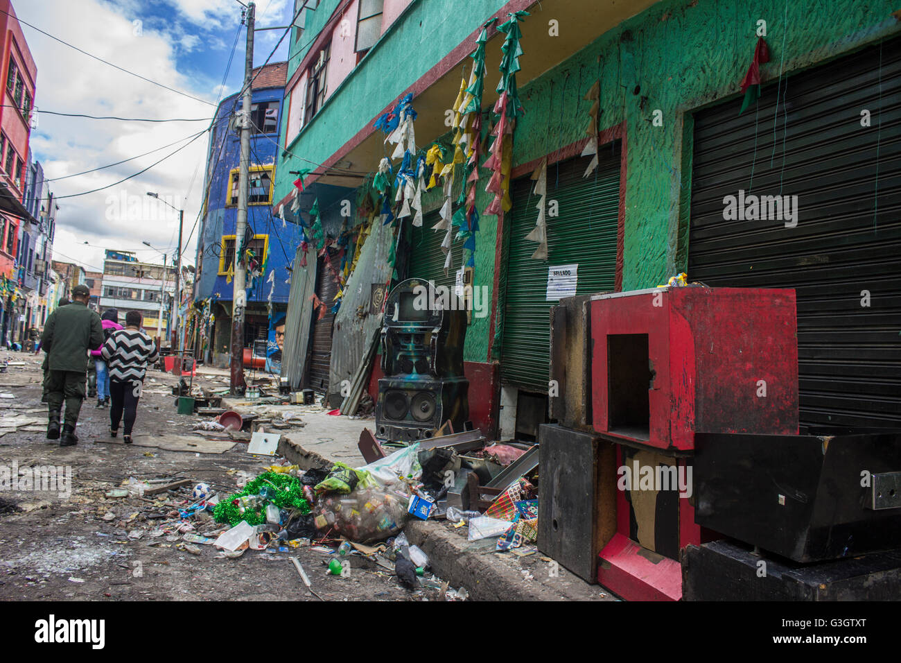 Bogota, Colombia. 31st May, 2016. The streets of the Bronx are the