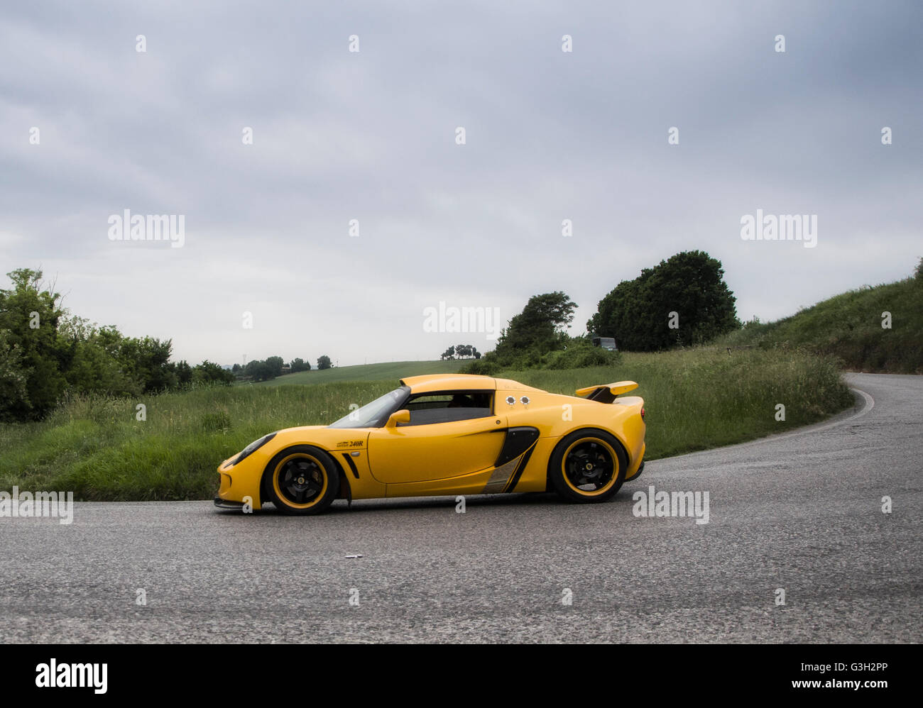 Yellow lotus elise Stock Photo Alamy