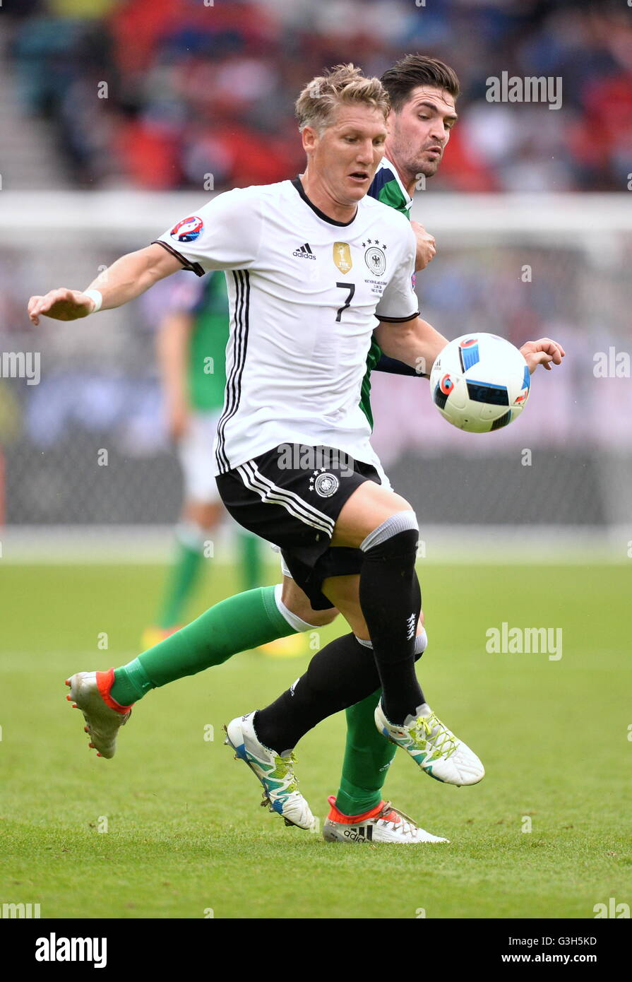 21.06.2016. Paris, France. UEFA Euro 2016 Group C match between Northern Ireland and Germany at the Parc des Princes stadium in Paris, France, 21 June 2016.  Bastian Schweinsteiger (ger) Stock Photo