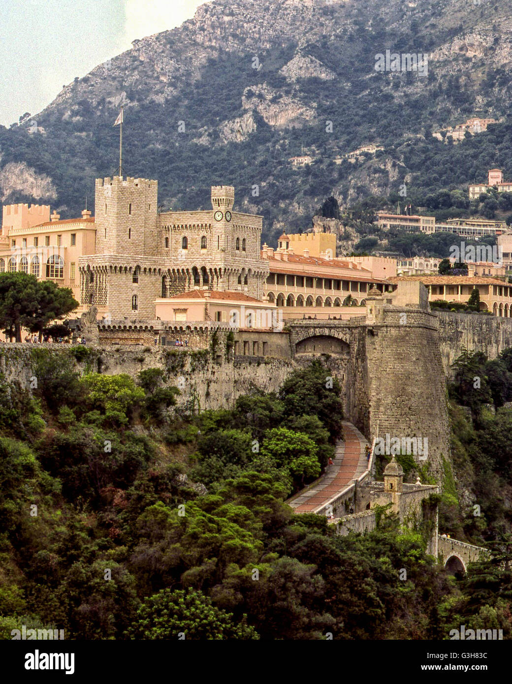 Le rocher monaco above hi-res stock photography and images - Alamy