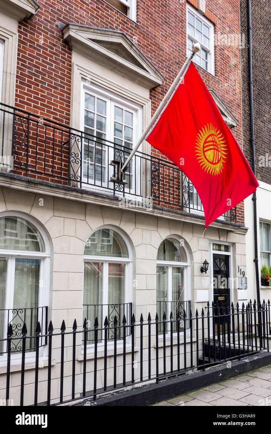 Embassy of the Kyrgyz Republic, London, UK Stock Photo