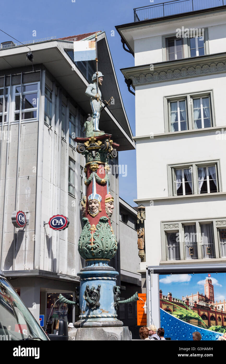 Historical painted building lucerne hi-res stock photography and images ...