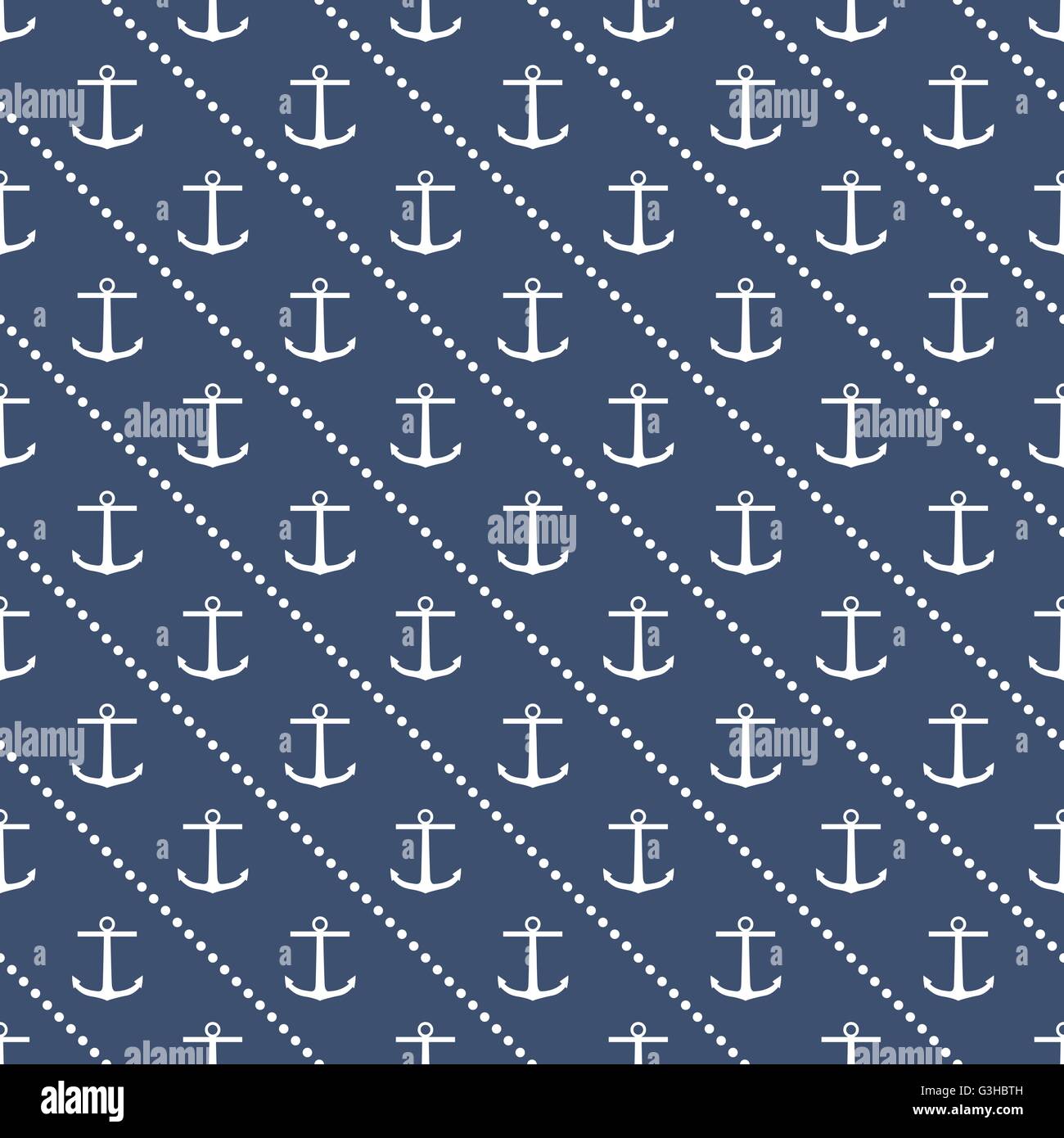 Anchors seamless pattern Stock Vector Image & Art - Alamy