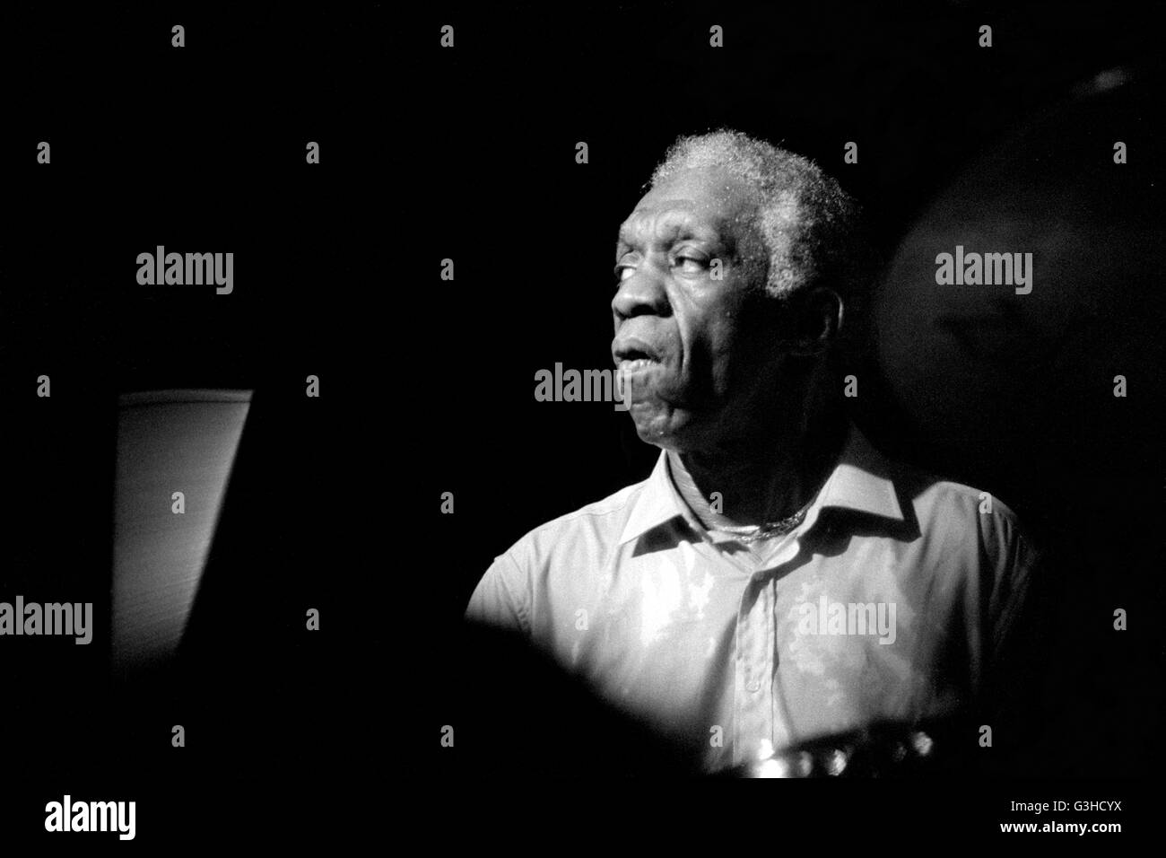 Art Blakey Jazz Drummer 1988 Stock Photo Alamy