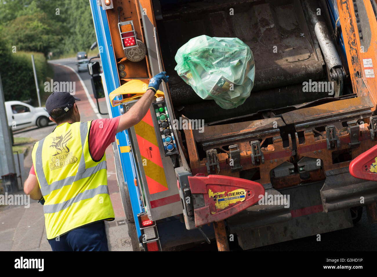 Cardiff council bin hires stock photography and images Alamy