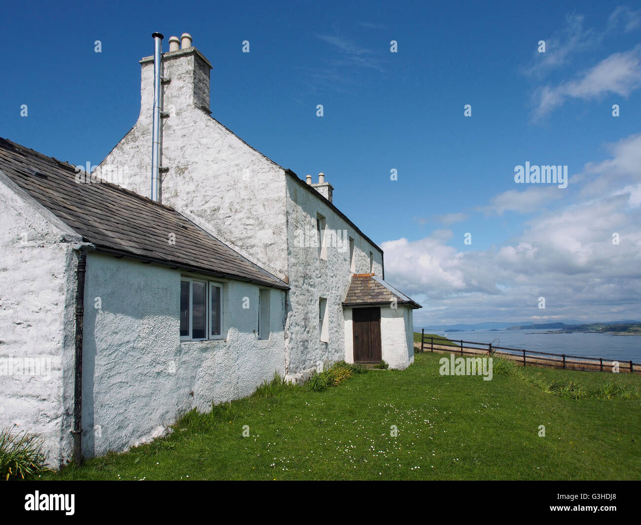 Kilmory lodge, Scarba, Scotland Stock Photo