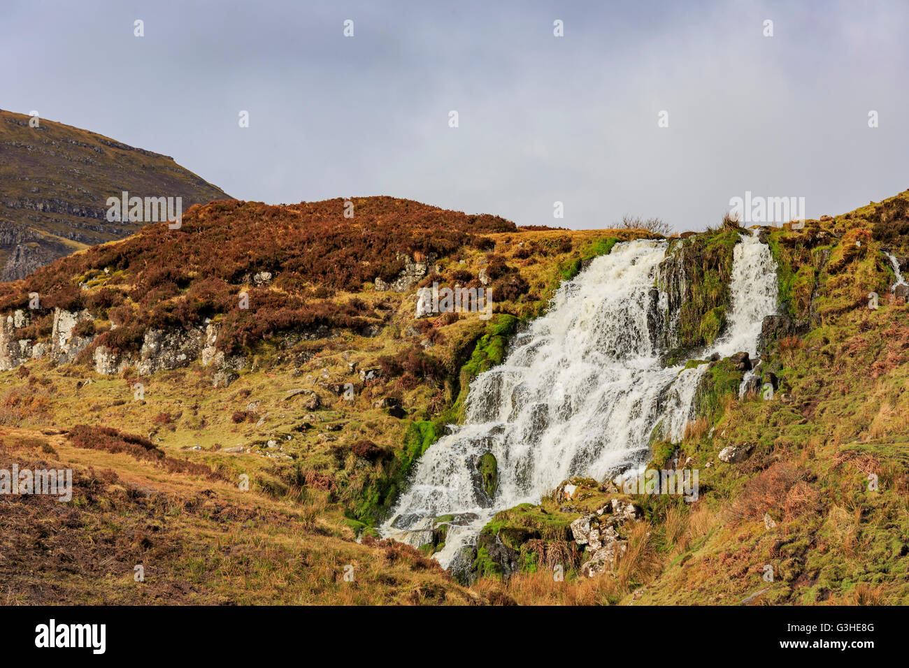 Brides Veil waterfall at Isle of Skye Stock Photo Alamy