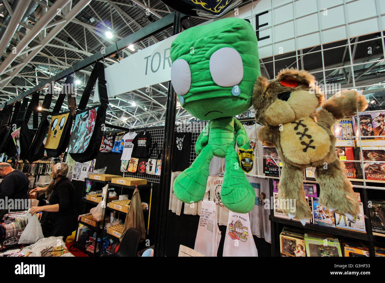 Torino, Italy. 15th Apr, 2016. Here peluches about Amumu by League of  Legends. Over 55000 visitors to Torino Comics, the comic fair and the video  game, which this year took place at