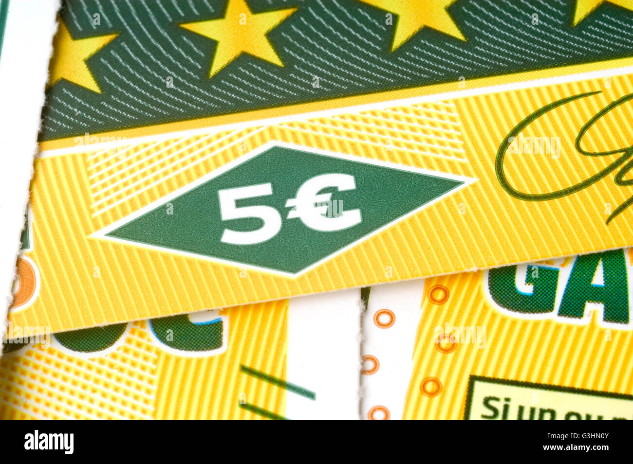 play scratch cards French Stock Photo Alamy