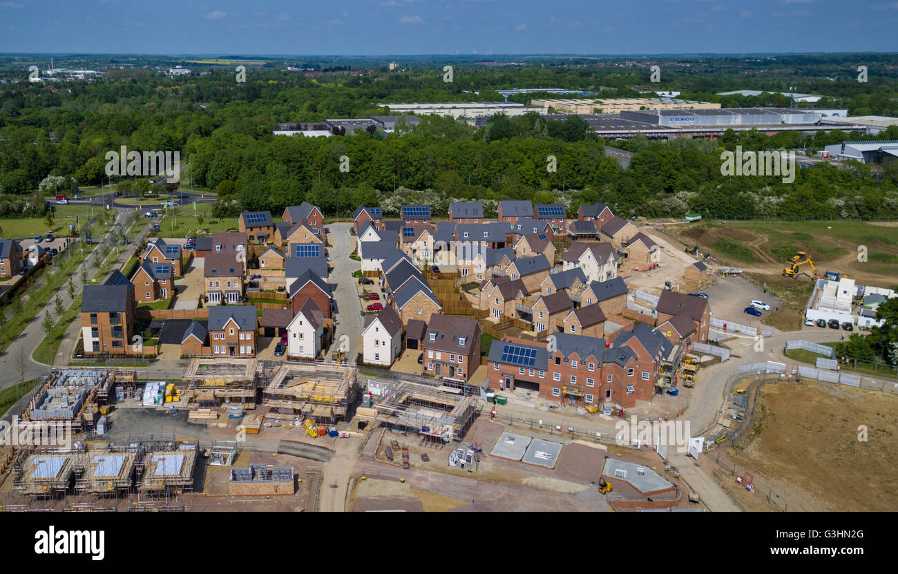 Milton keynes housing fairfields hires stock photography and images