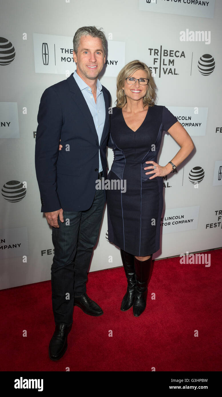 New York, United States. 20th Apr, 2016. Chris Haynor and Ashleigh