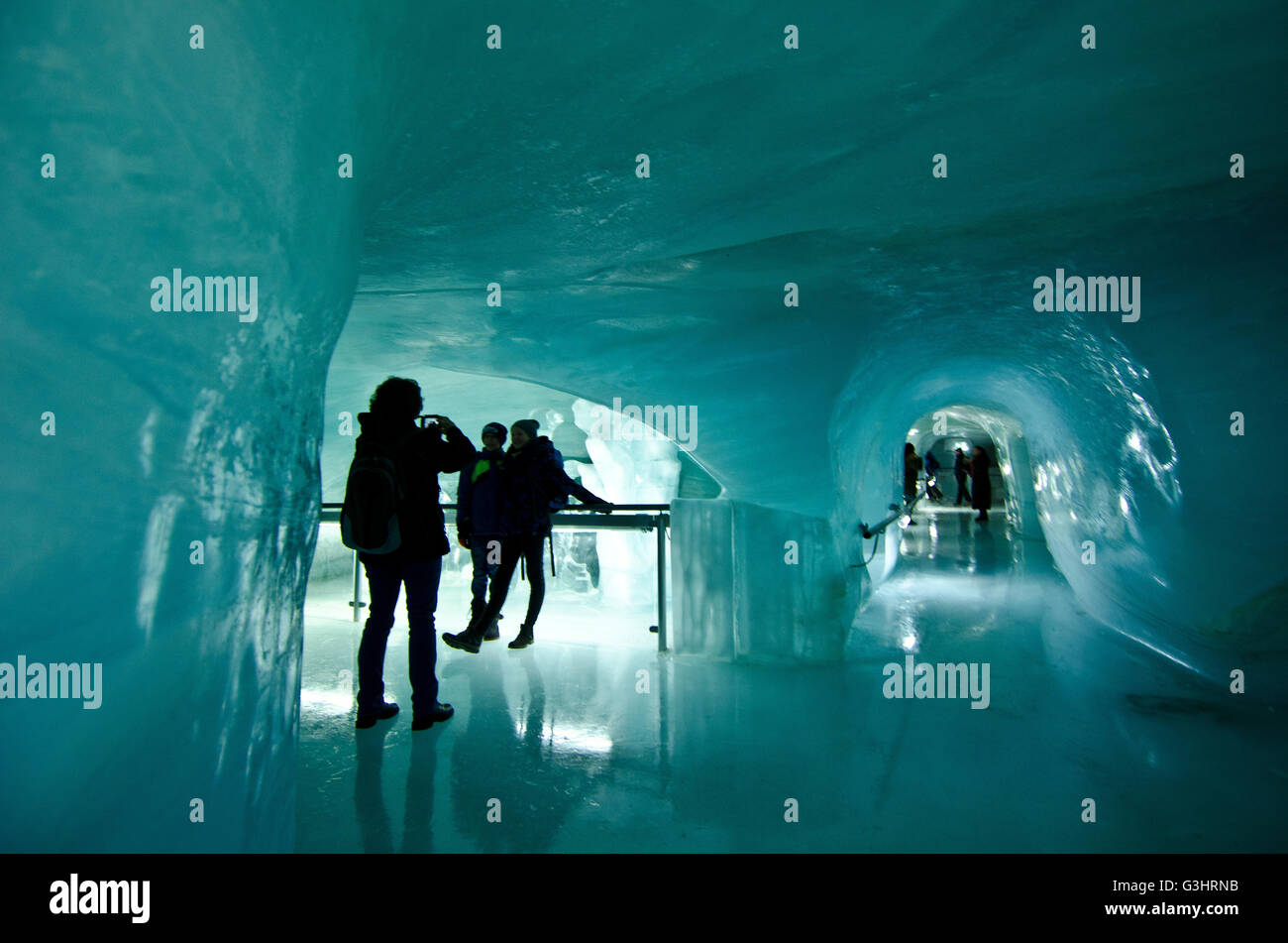 Ice palace switzerland jungfraujoch hi-res stock photography and images
