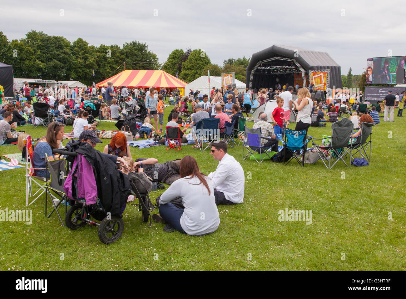 Alresford music festival 2016, Hampshire, England, United Kingdom. Stock Photo