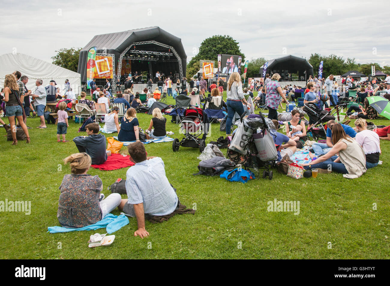 Alresford Music Festival 2016, Alresford , Hampshire, England, United Kingdom. Stock Photo