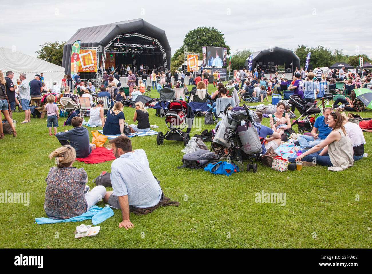Alresford Music Festival 2016, Alresford , Hampshire, England, United Kingdom. Stock Photo