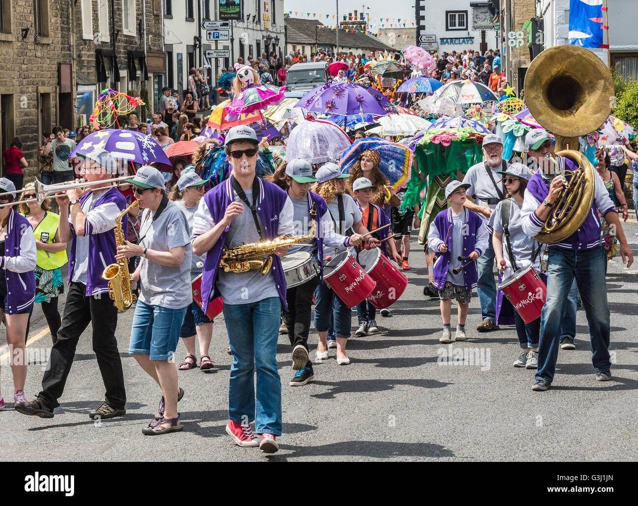 Spring Street Gala Parade Stock Photo Alamy