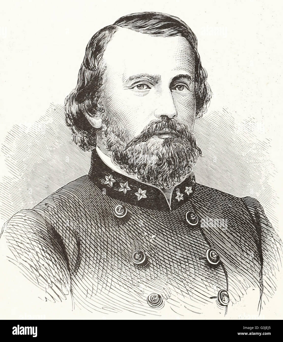 General John H Morgan - USA Civil War Stock Photo