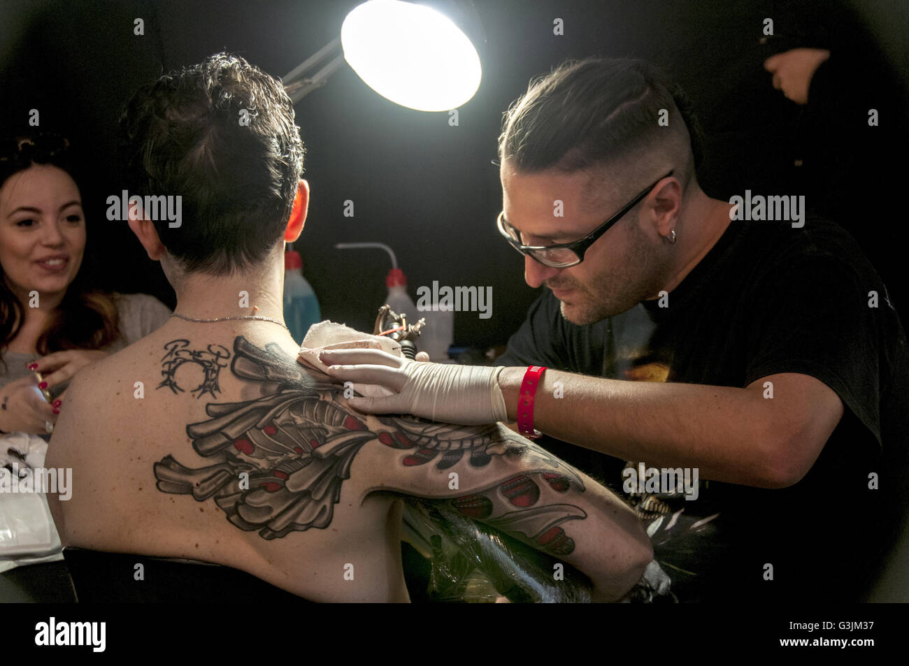Rome, Italy. 06th May, 2016. Over 500 international tattoo artists at ...