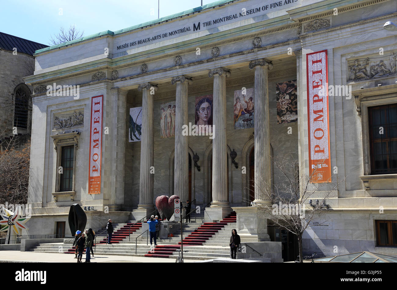 The Montreal Museum of Fine Arts. Montreal, Quebec, Canada Stock Photo Alamy