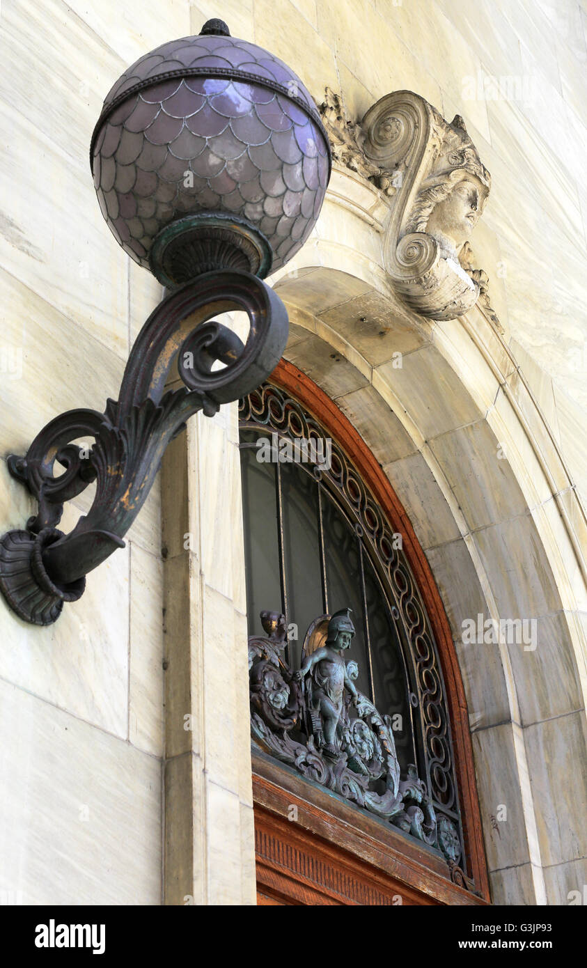 Architecture details of Montreal Museum of Fine Arts. Montreal, Quebec, Canada Stock Photo